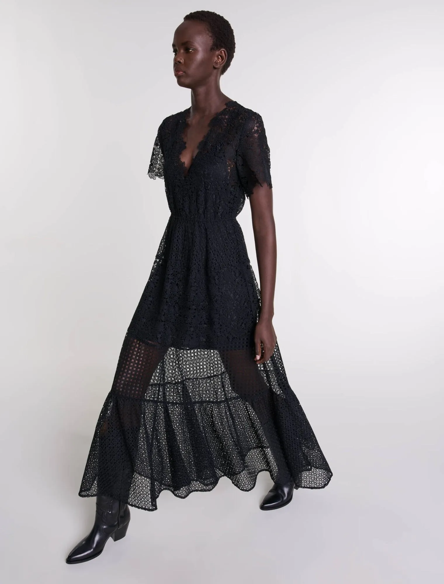 Lace maxi dress