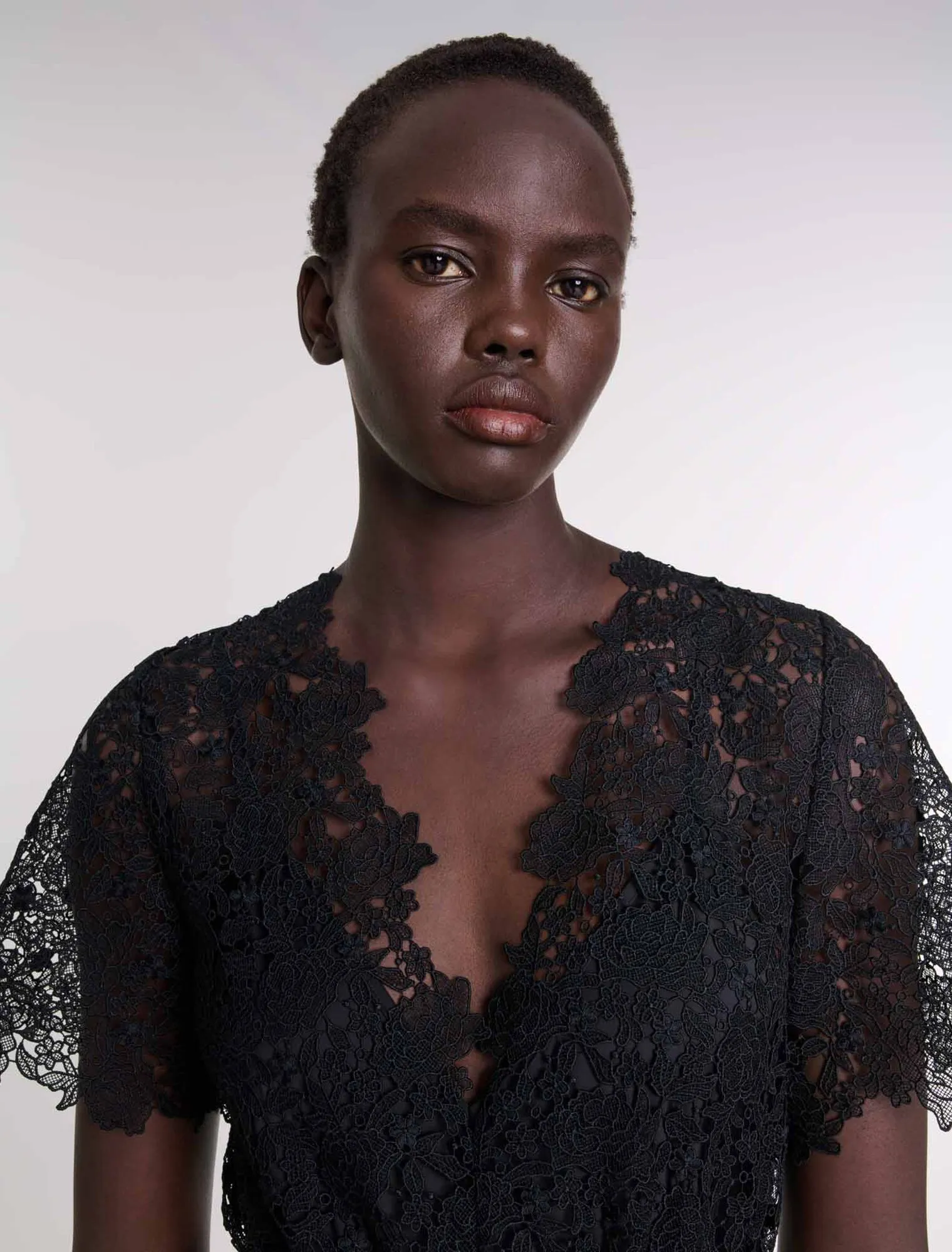 Lace maxi dress
