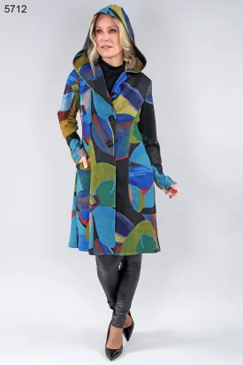 Long-Sleeve Coat – Hooded