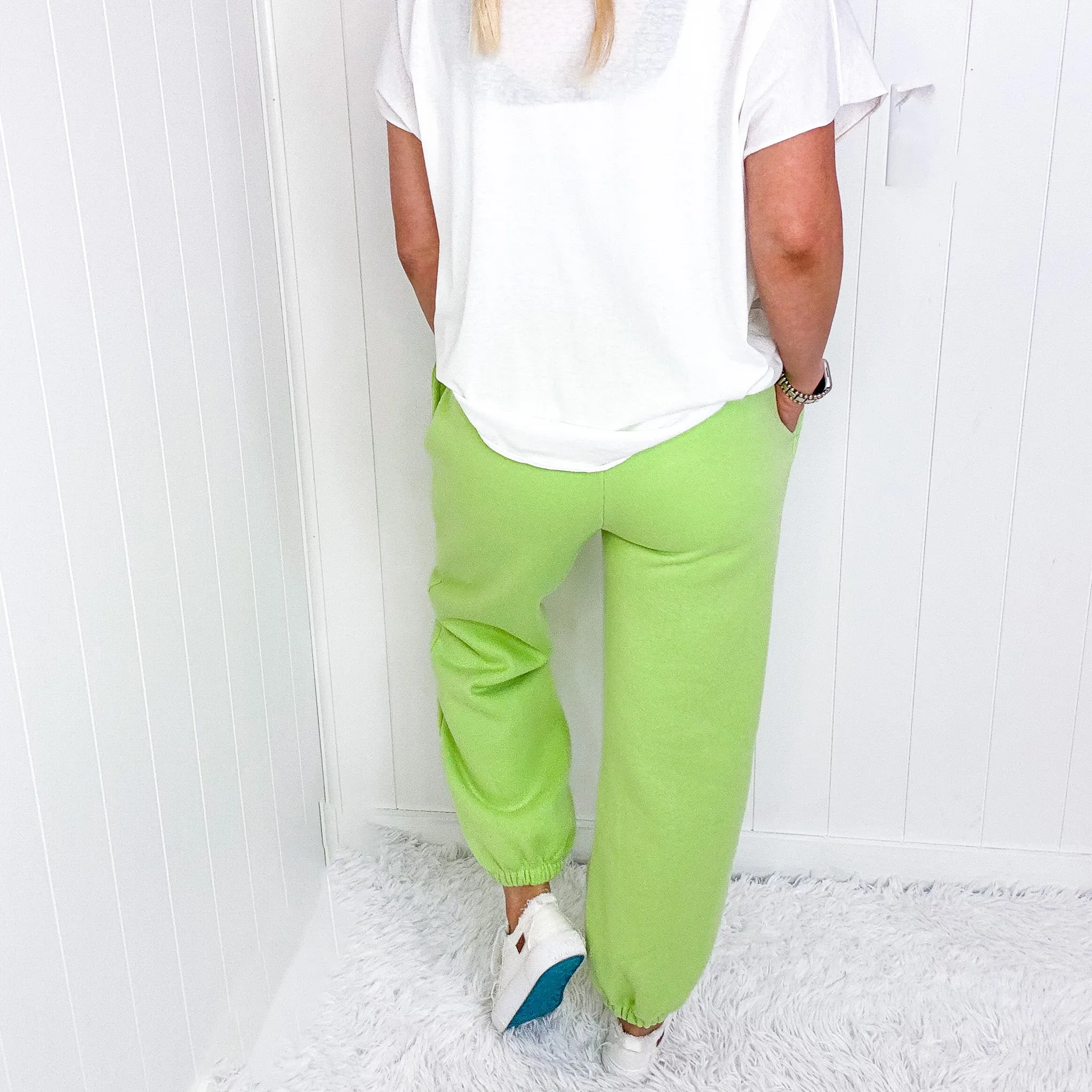 Lounging Queens Pull On Jogger Pants with Pockets in 4 Colors