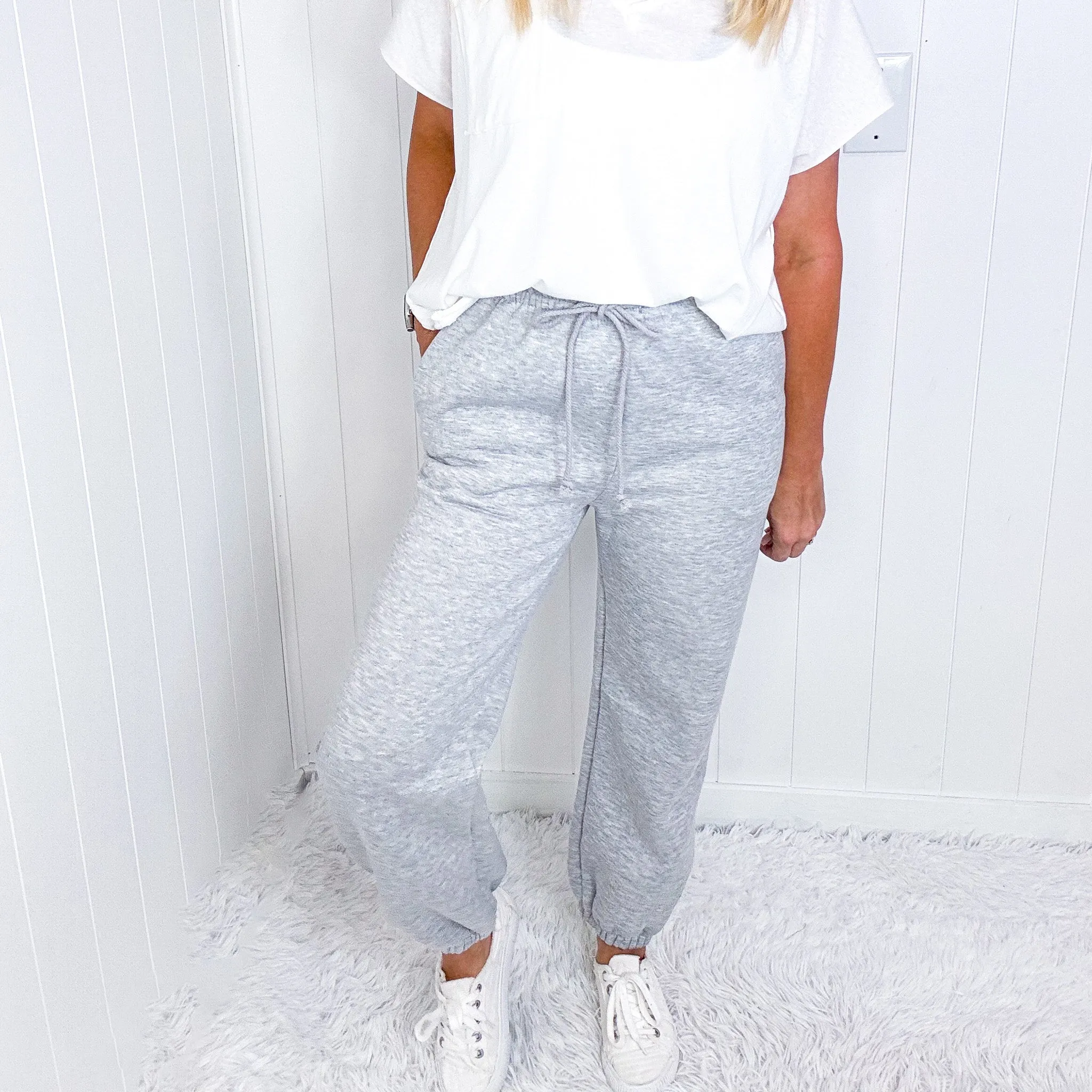 Lounging Queens Pull On Jogger Pants with Pockets in 4 Colors