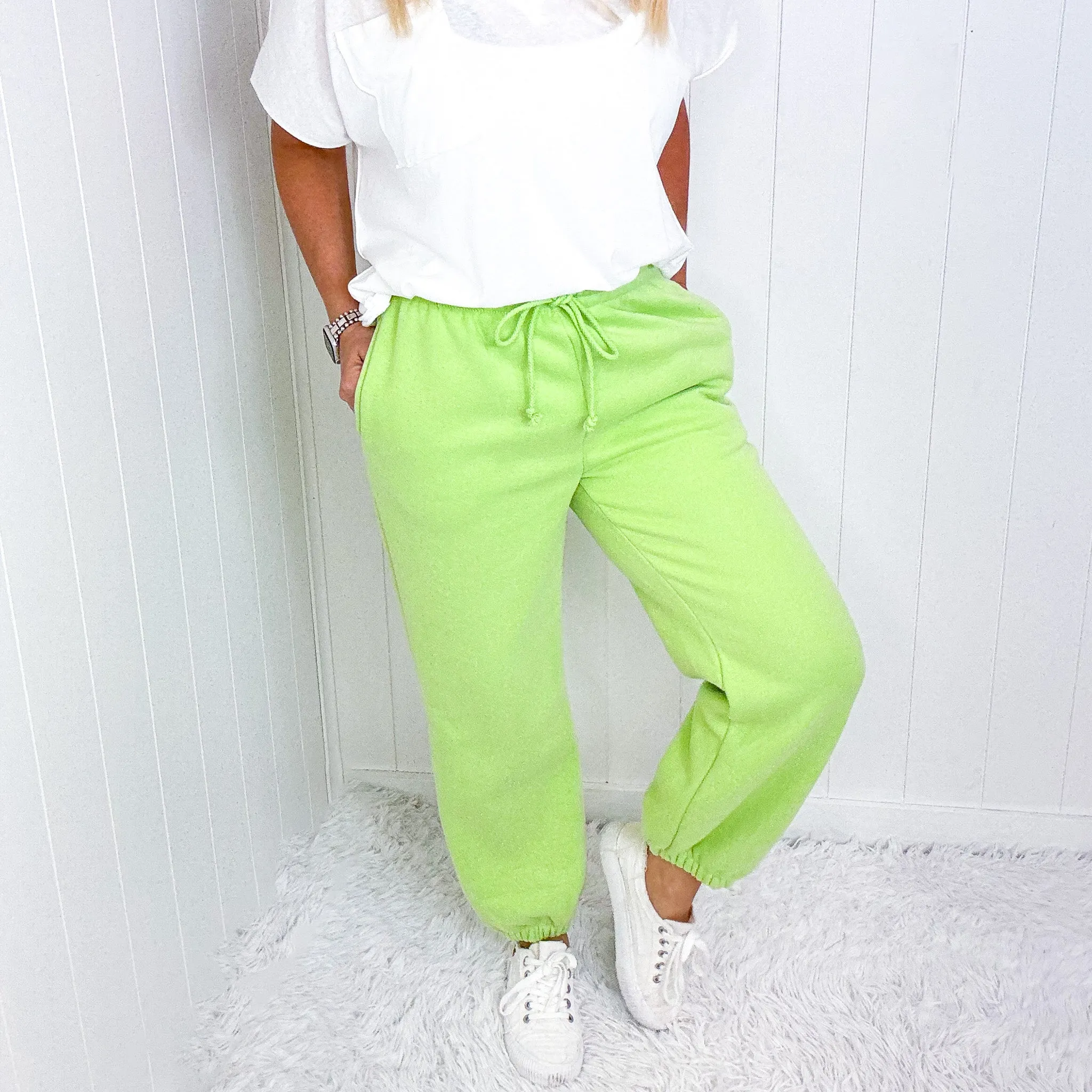 Lounging Queens Pull On Jogger Pants with Pockets in 4 Colors