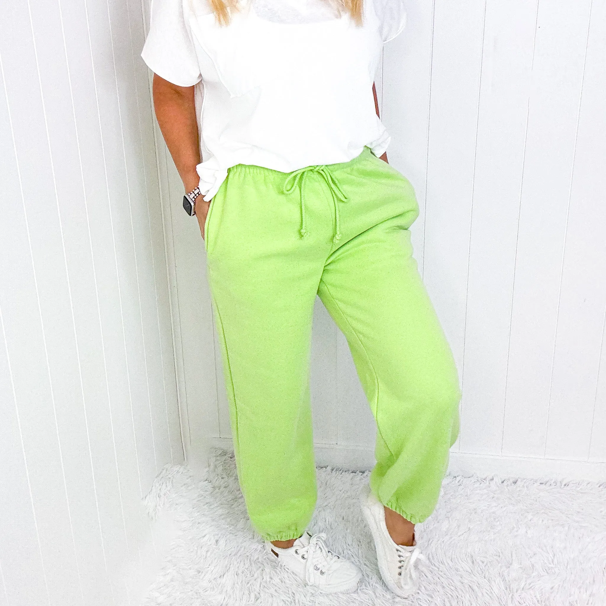 Lounging Queens Pull On Jogger Pants with Pockets in 4 Colors
