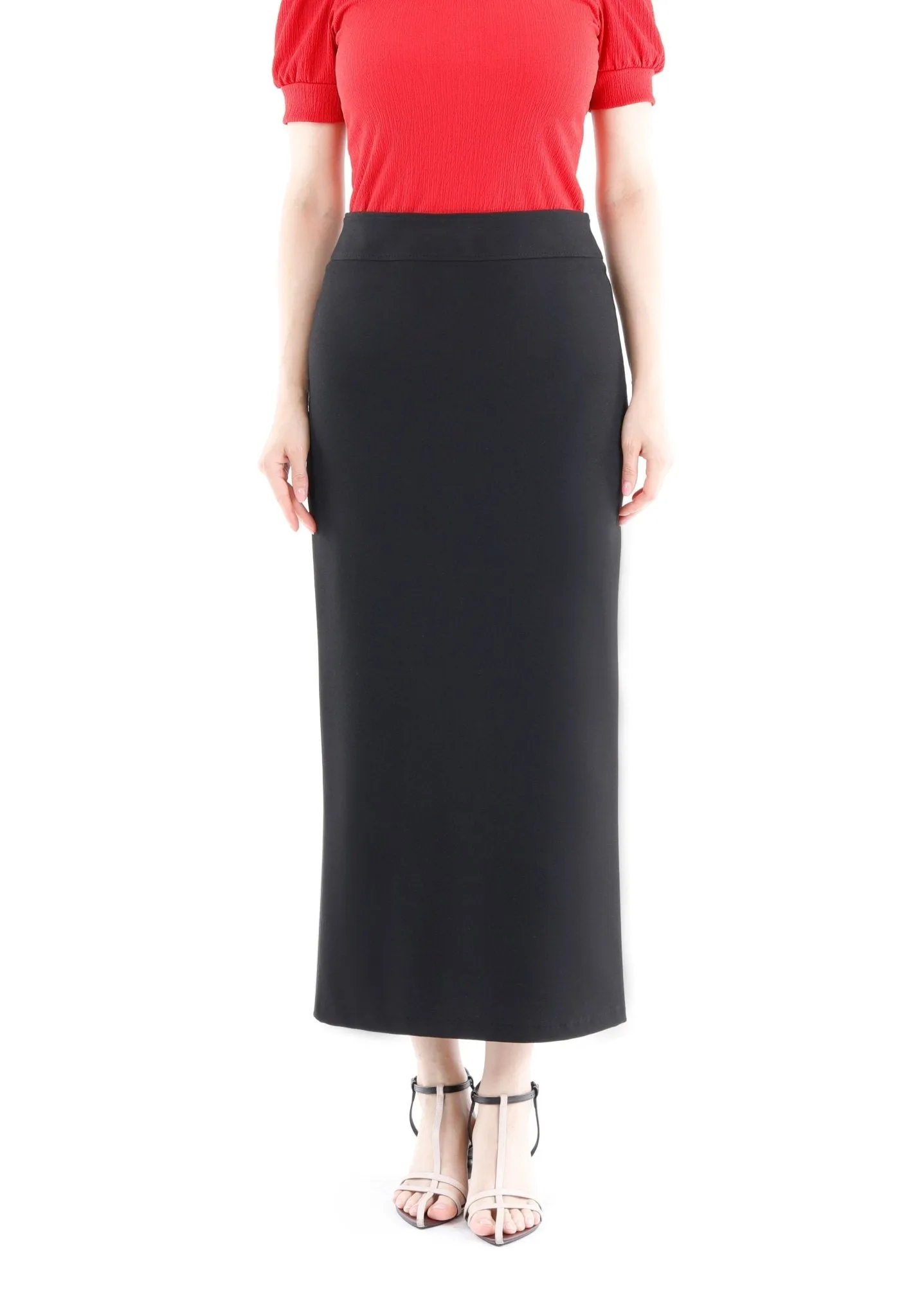 Maxi Pencil Skirt with Back Slit