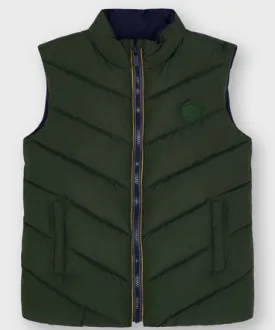 Mayoral Boys Quilted Feather Effect Vest