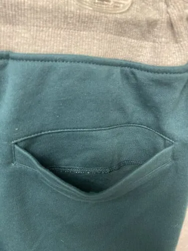 Mens Edgar  Ash Green/Grey Jogger Pants Size Large NWT Drawstring Pockets