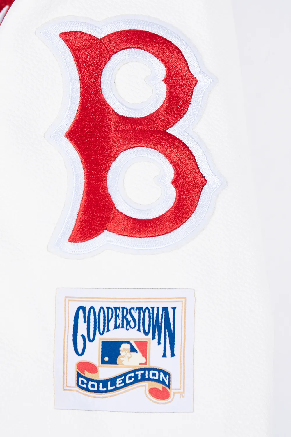 MLB BOSTON RED SOX RETRO CLASSIC WOMEN'S RIB WOOL VARSITY JACKET (MIDNIGHT NAVY/RED/MIDNIGHT NAVY)