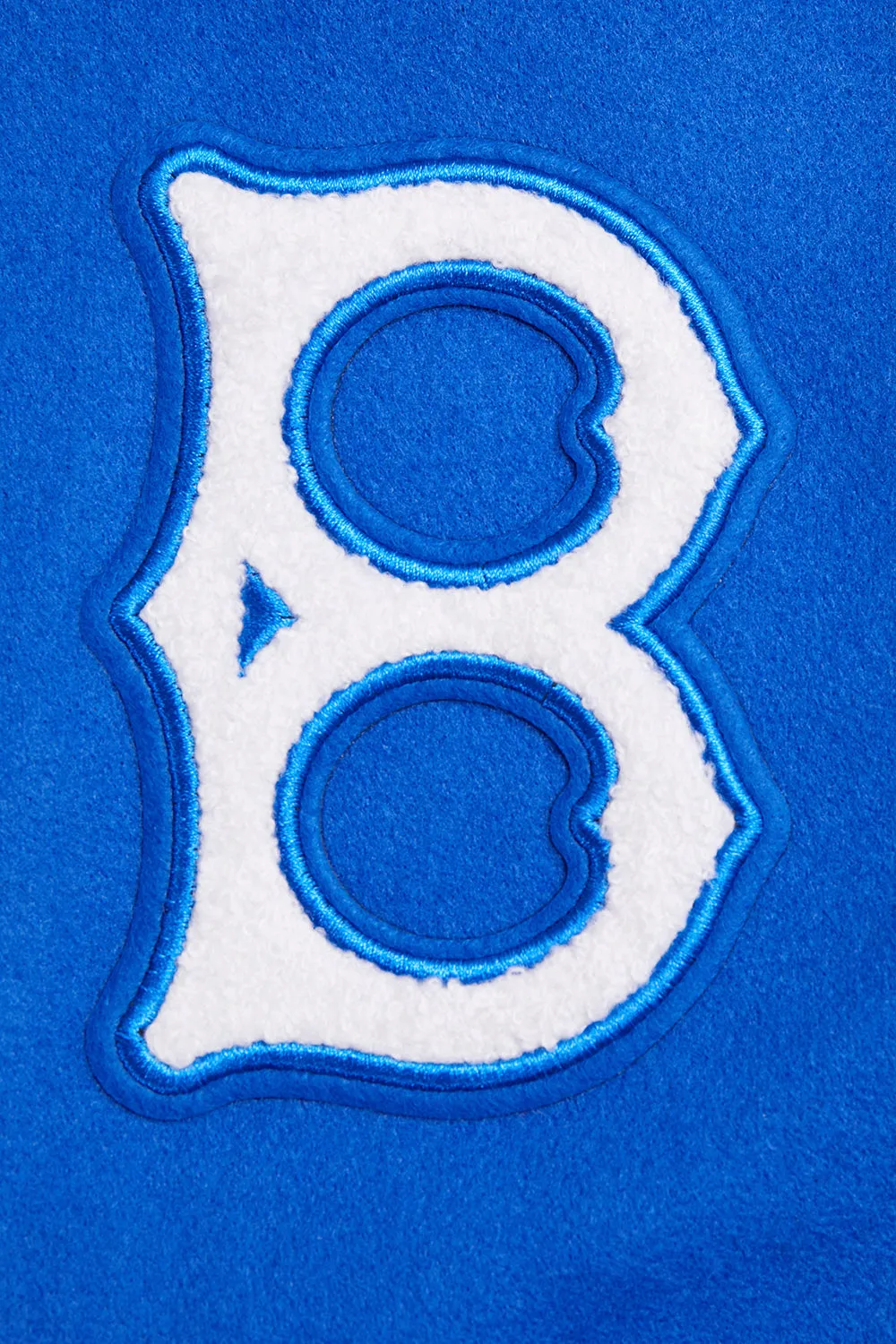 MLB BROOKLYN DODGERS RETRO CLASSIC WOMEN'S RIB WOOL VARSITY JACKET (ROYAL BLUE/WHITE)