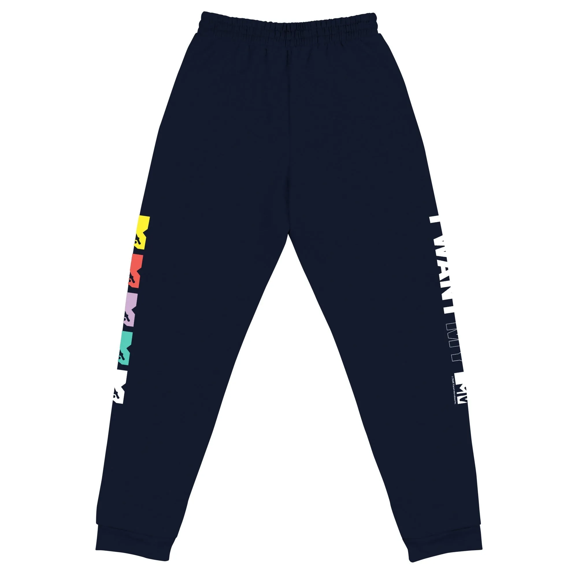 MTV Gear I Want My Adult Fleece Joggers