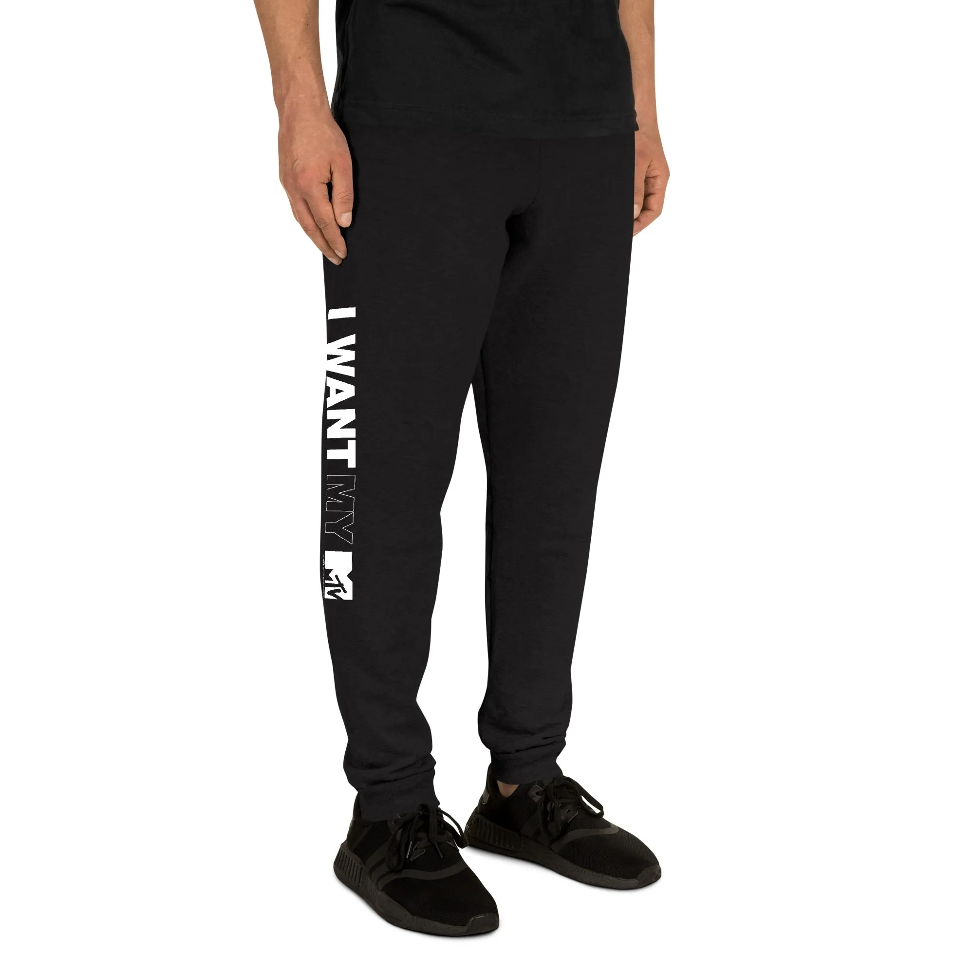 MTV Gear I Want My Adult Fleece Joggers