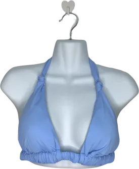 Next Blue Halter Neck Bikini Top UK 12