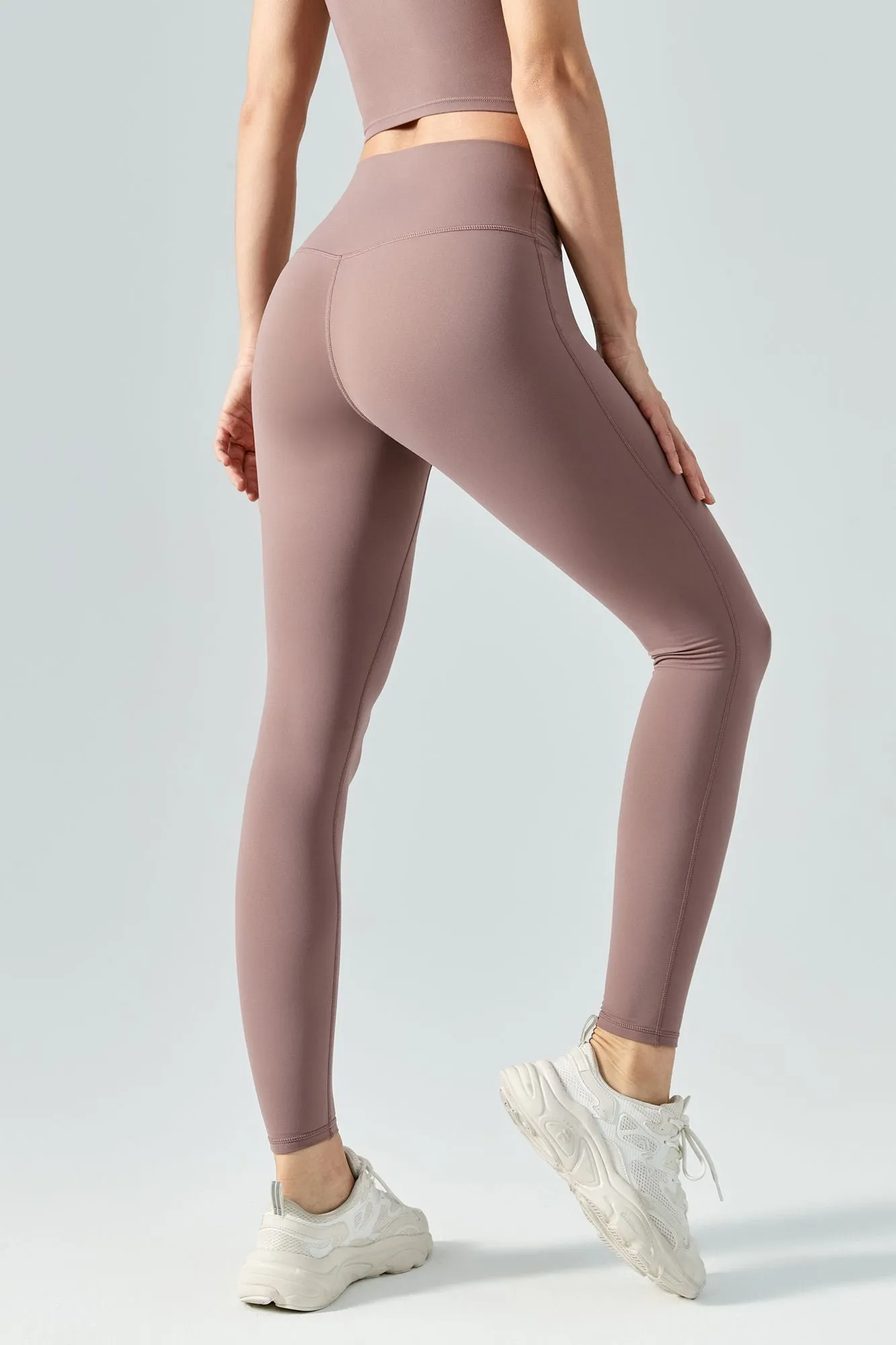 No Front Seam Thermal Workout Leggings