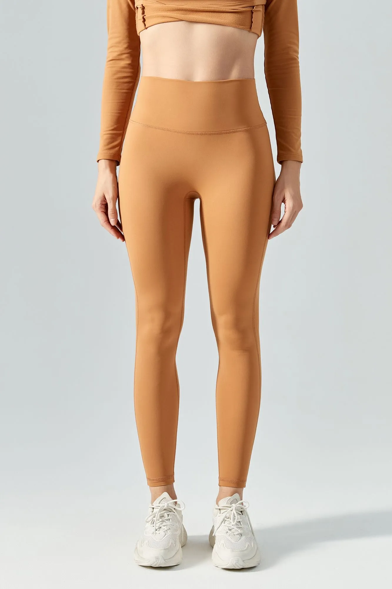 No Front Seam Thermal Workout Leggings