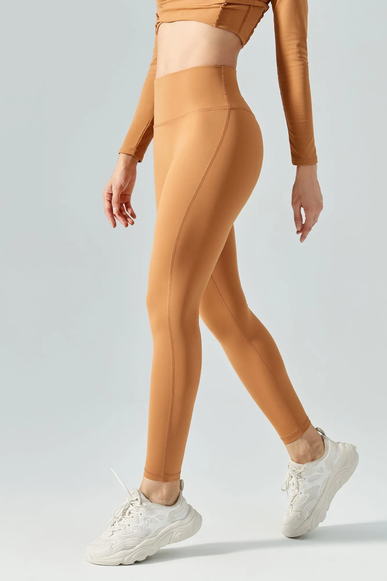 No Front Seam Thermal Workout Leggings