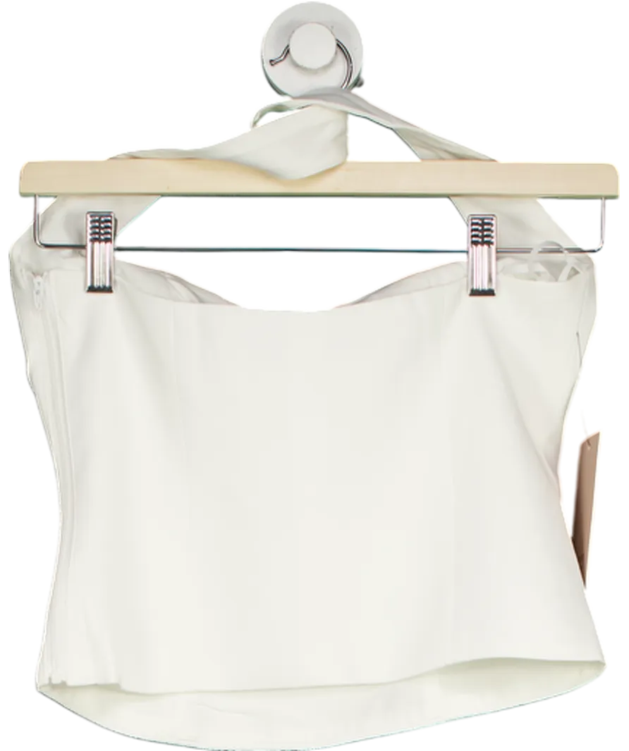 Odd Muse White The Ultimate Muse Halter Top UK S