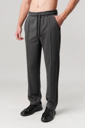 Pintex Jogger Pants - Dark Grey