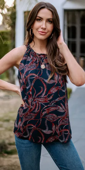 Pleated Halter Top