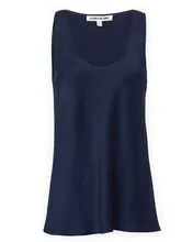 Rachel Satin Tank - Royal
