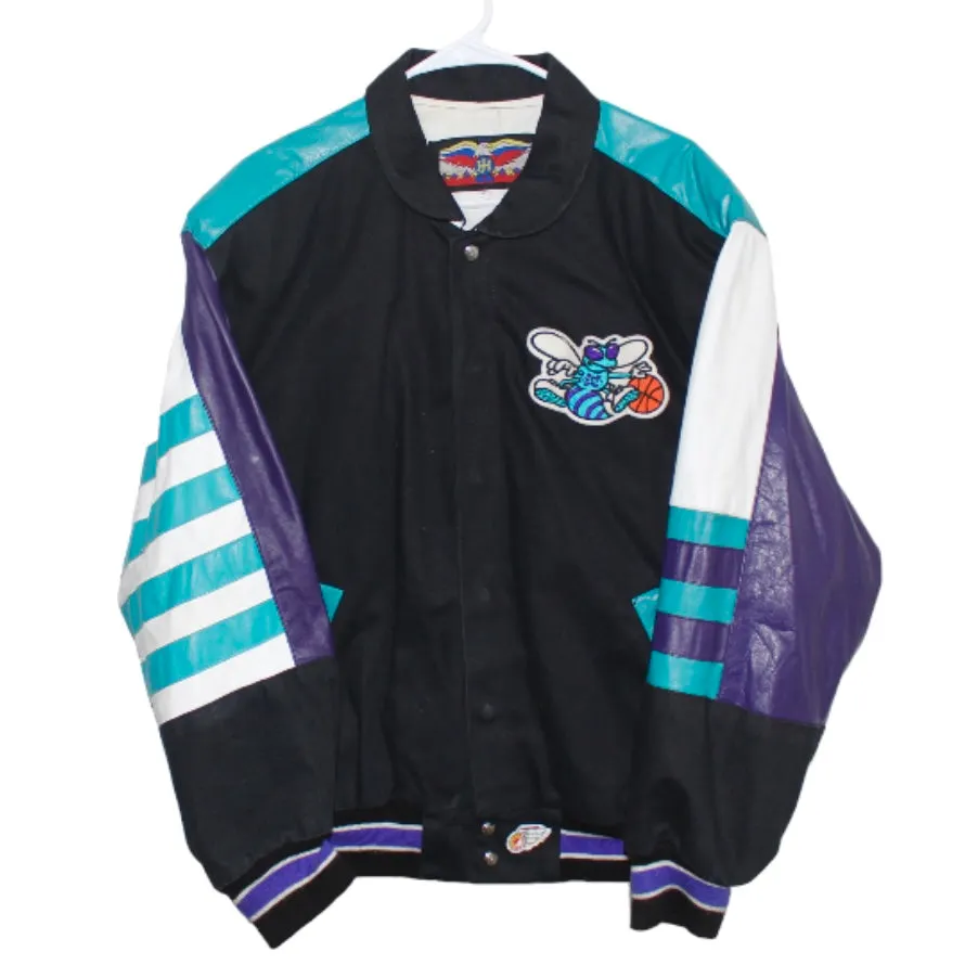 Rare Charlotte Hornets Leather Jeff Hamilton (L)