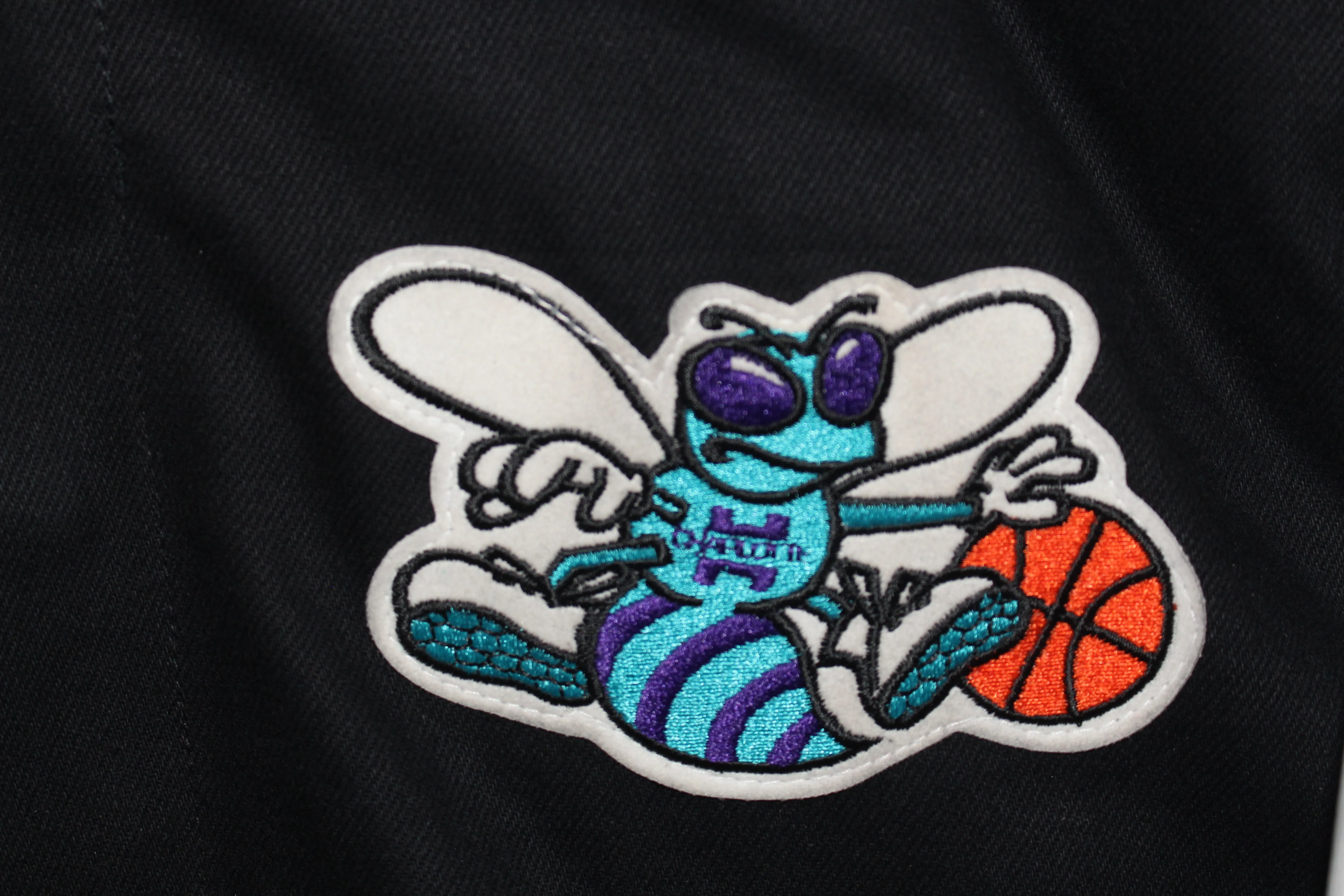 Rare Charlotte Hornets Leather Jeff Hamilton (L)