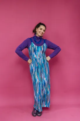 Relaxed Fit Jumpsuit in Ocean
