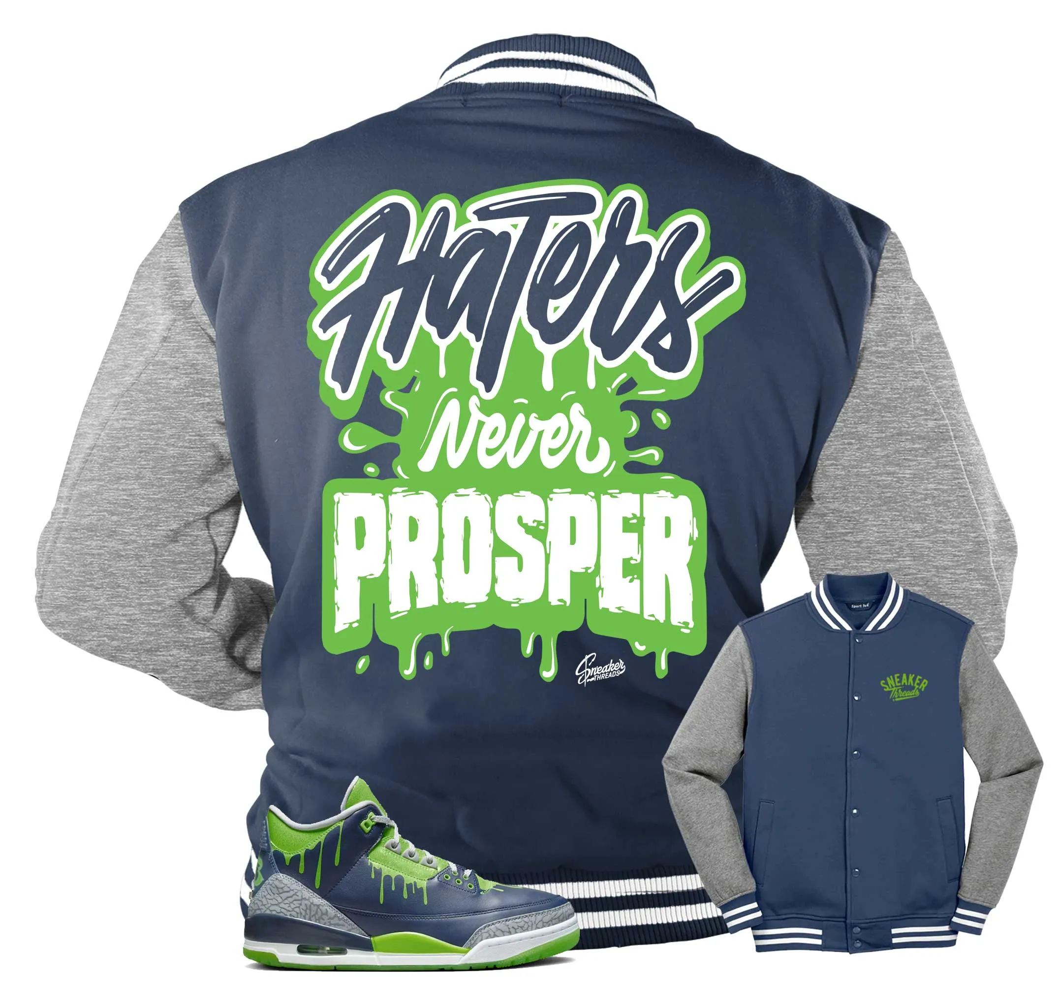 Retro 3 Hugo Haters Never Prosper Jacket