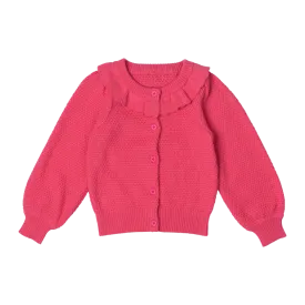 Rock Your Baby Hot Pink Knit Cardigan