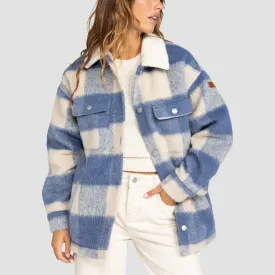 Roxy Passage Of Time Jacket Parchement be bold plaid - Womens