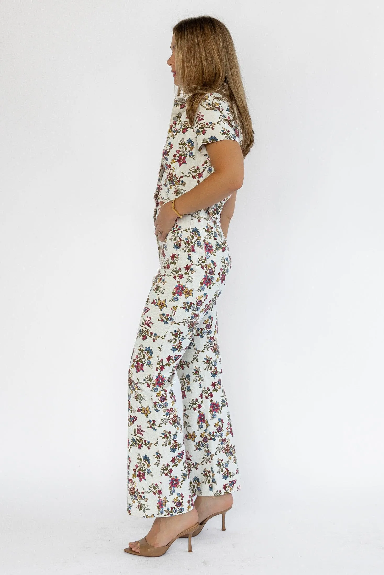 Sadie Floral Print Jumpsuit - Final Sale