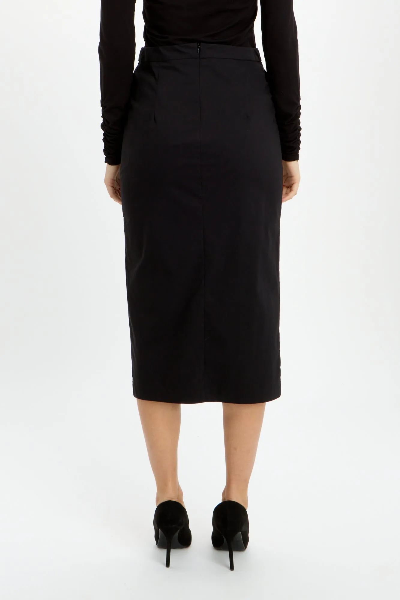 Stretch Patch Pocket Skirt
