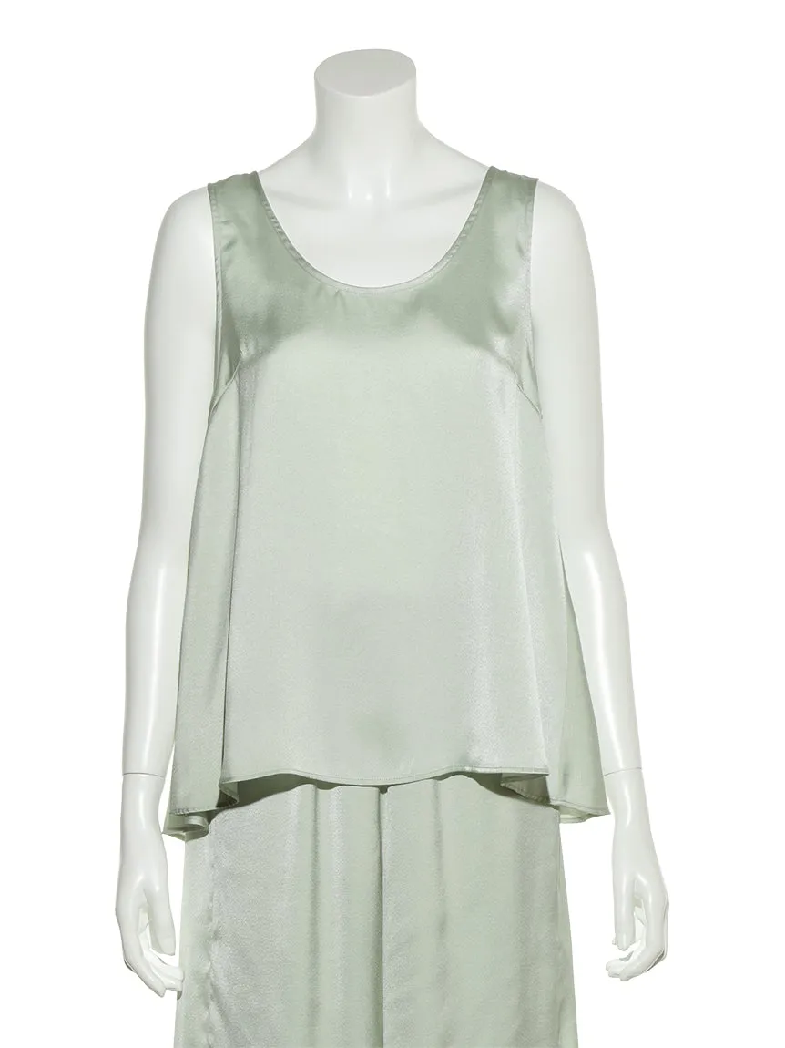 Summer Satin Silk Tank Top