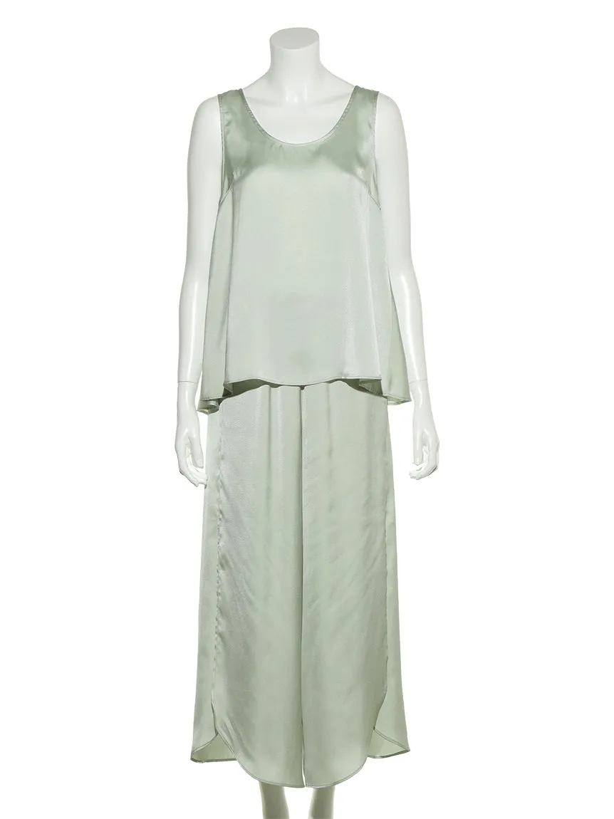 Summer Satin Silk Tank Top