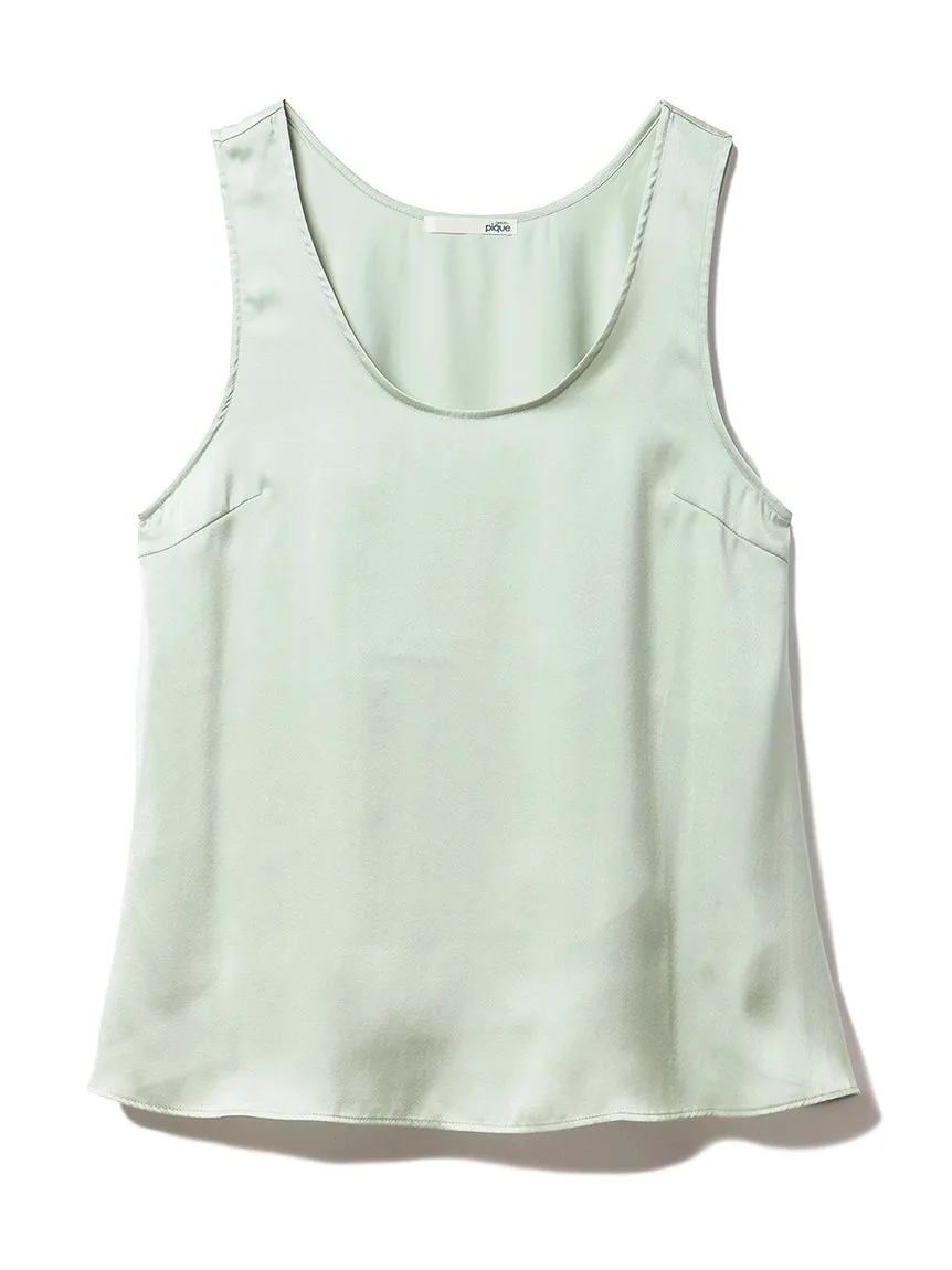 Summer Satin Silk Tank Top