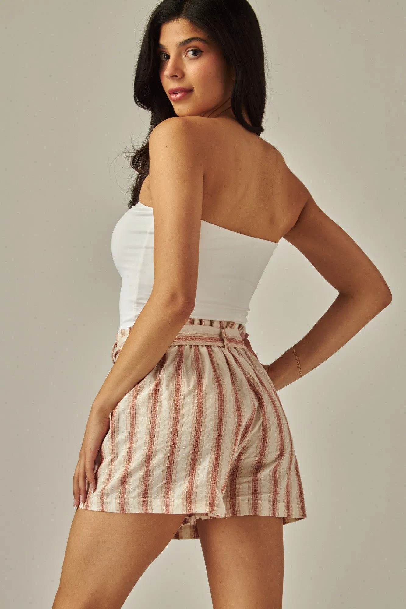 Sunset Paper Bag Shorts