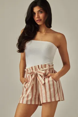 Sunset Paper Bag Shorts