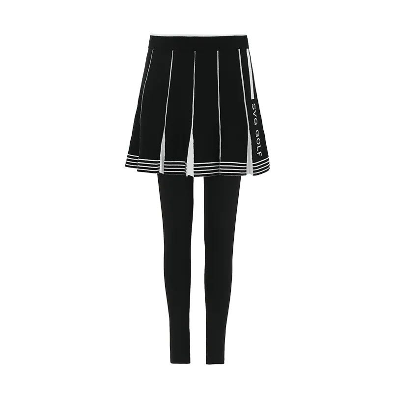 SVG Warm Fleece Golf Skort Leggings Athletic
