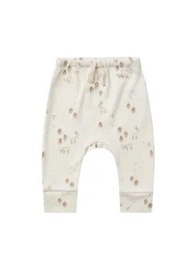 The Drawstring Pant by Quincy Mae - Ivory - BABY