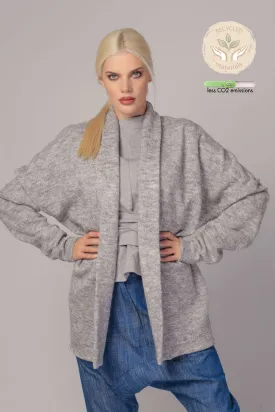 TRINA - Buttonless knitted cardigan