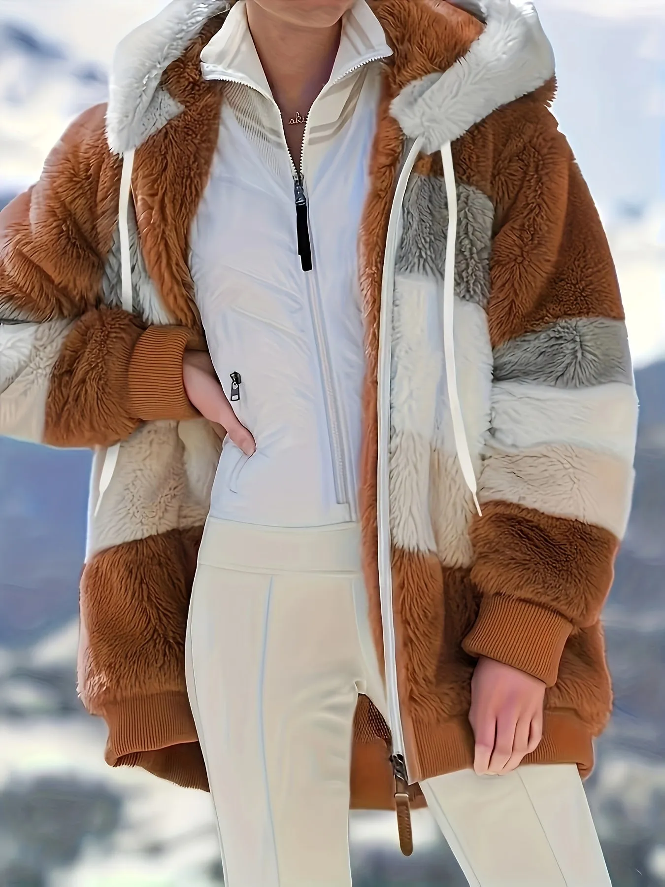 Ultimate Warm Hooded Coat with Drawstring Detail - Your Go-To Choice for Staying Cozy and Stylish in All Seasons