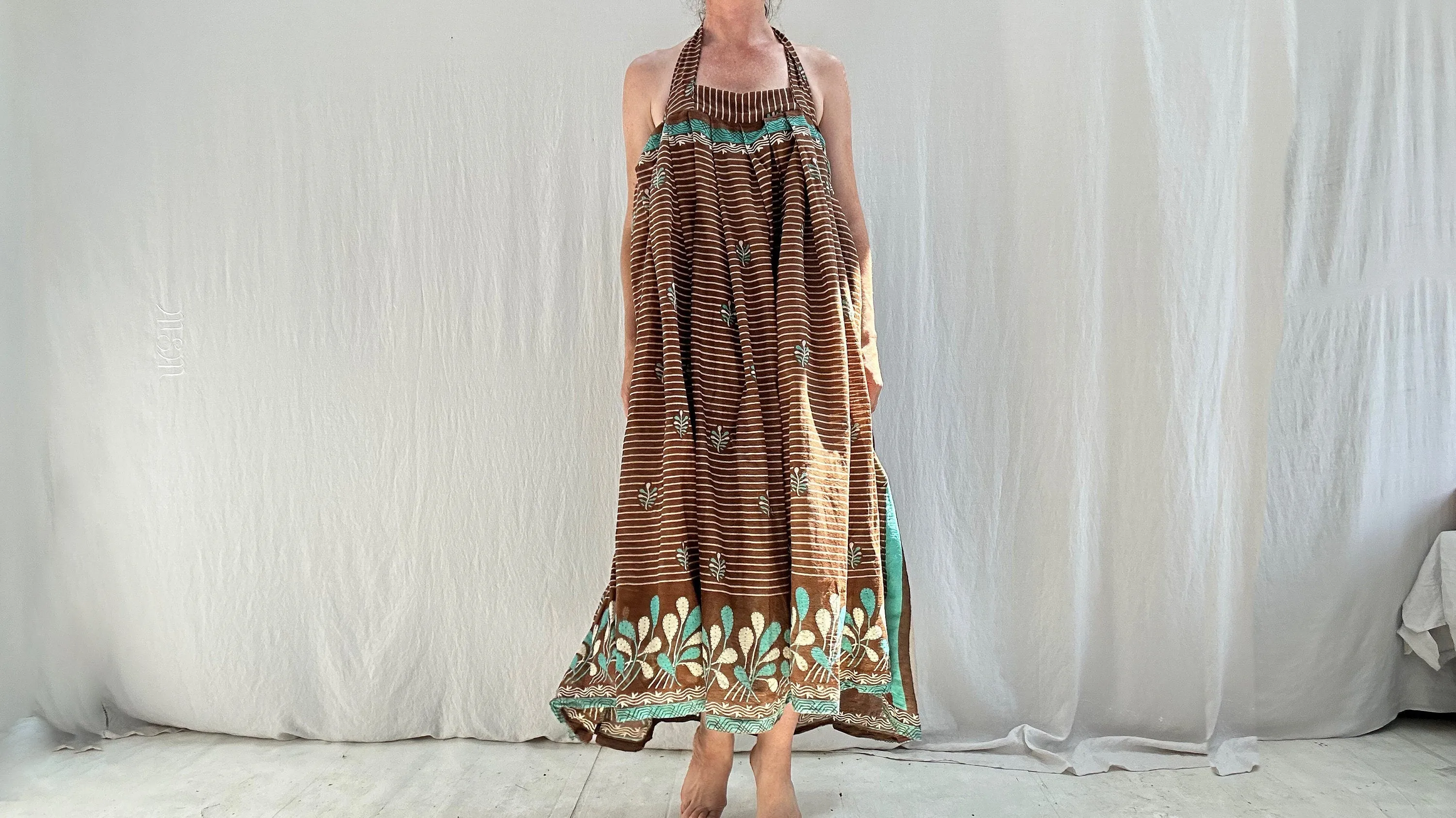 Vintage Sari Sundress. One Size.