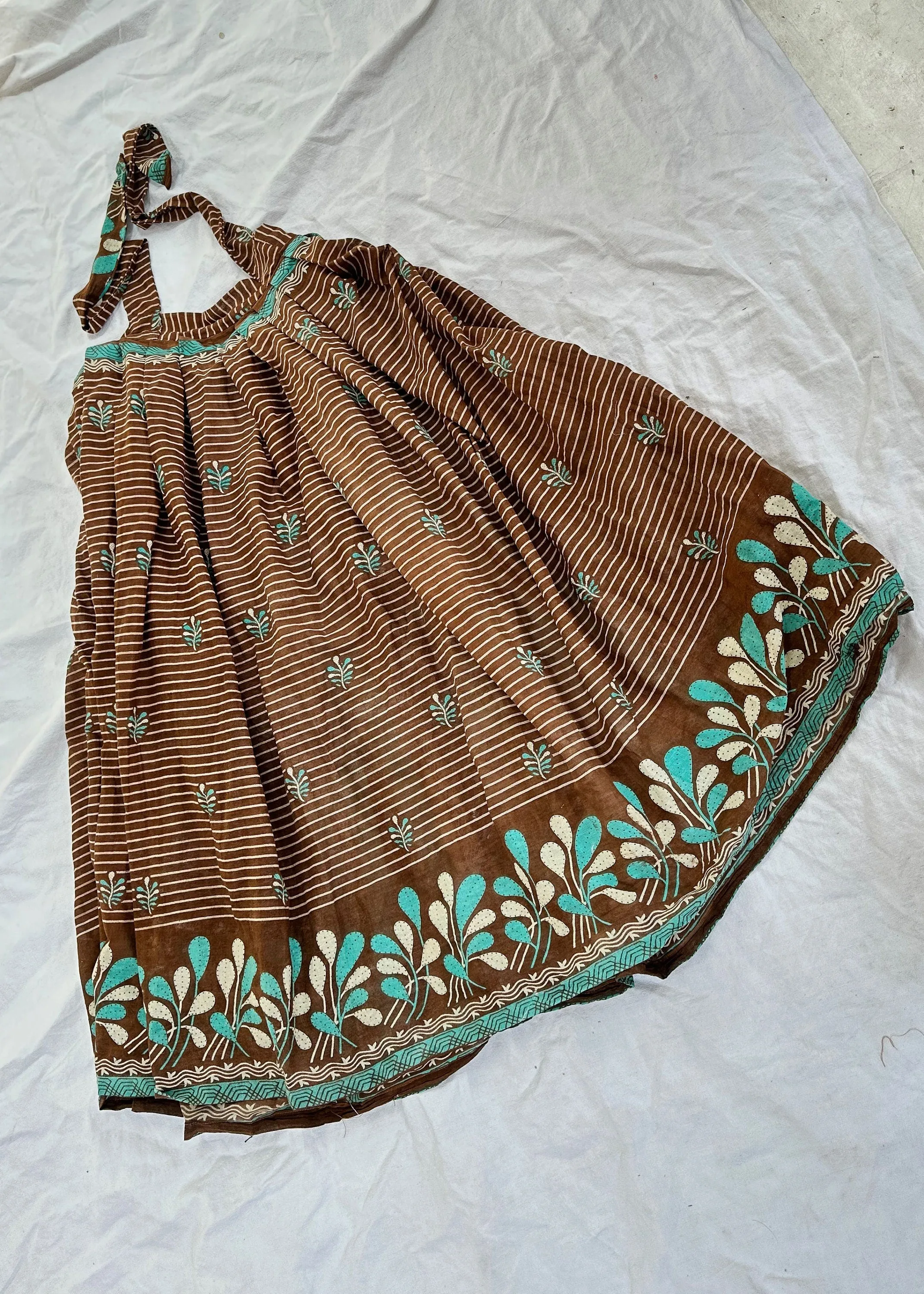 Vintage Sari Sundress. One Size.