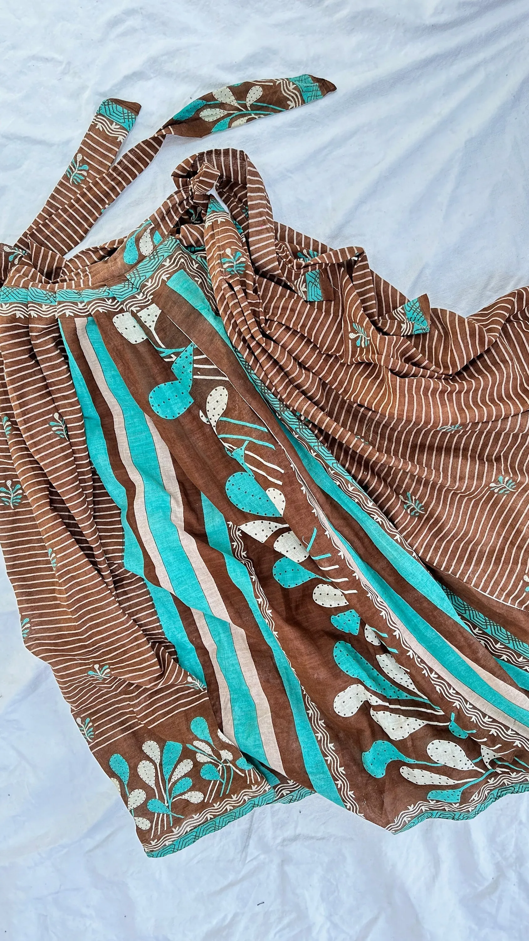 Vintage Sari Sundress. One Size.