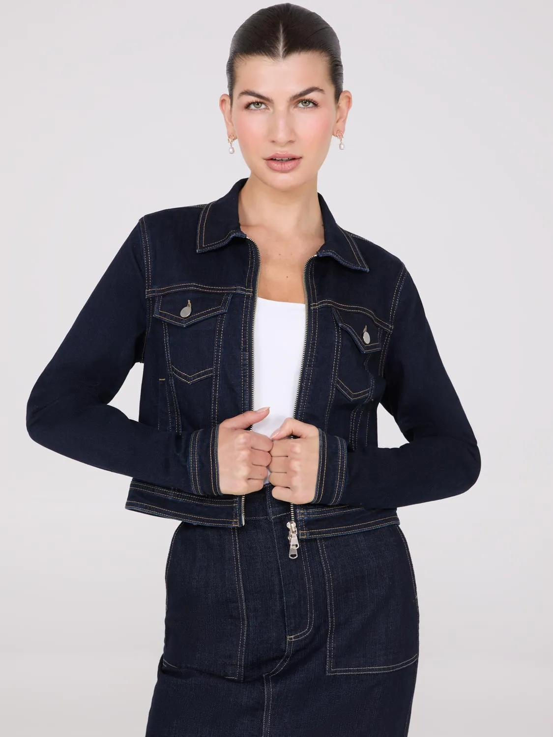 Waisted Denim Jacket