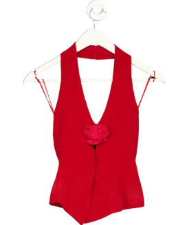 With Jean Rose Top | Red UK 4