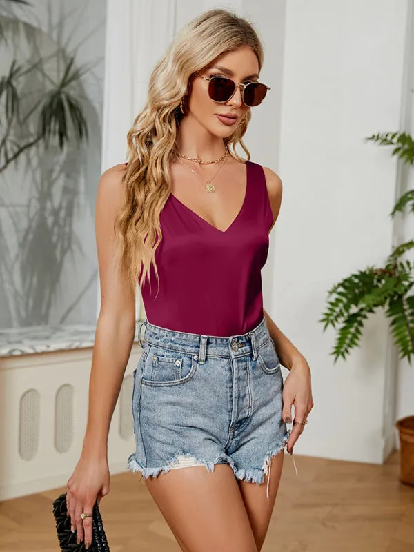 Women's Satin Tank Top