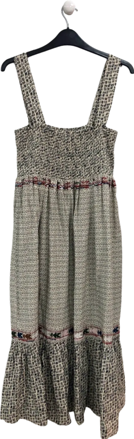 WYSE LONDON White Black Beau Multi wear convertible Sundress / Skirt UK 8